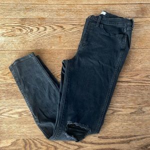 Madewell Black 10” Roadtripper Jeans